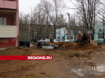 Коммунальные службы устраняют аварию на водопроводе в Егорьевске