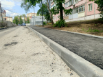 Во 2-м микрорайоне обустроили новый тротуар