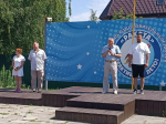 Детям из оздоровительного лагеря показали, как работают кинолог с собакой