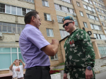Колонна из 40 машин совершает автопробег в Егорьевске в День ВДВ