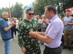Колонна из 40 машин совершает автопробег в Егорьевске в День ВДВ
