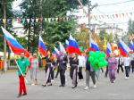 В День России в округе жители пройдут с государственными флагами