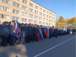 Курсанты в Егорьевске выстроились в цифру 89 ко Дню воссоединения с новыми регионами